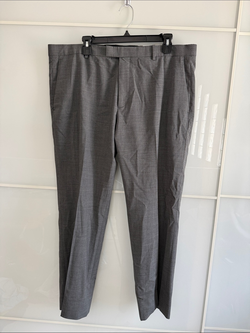 Theory Men's Gray Dress Pants - Classic Tailored Fit